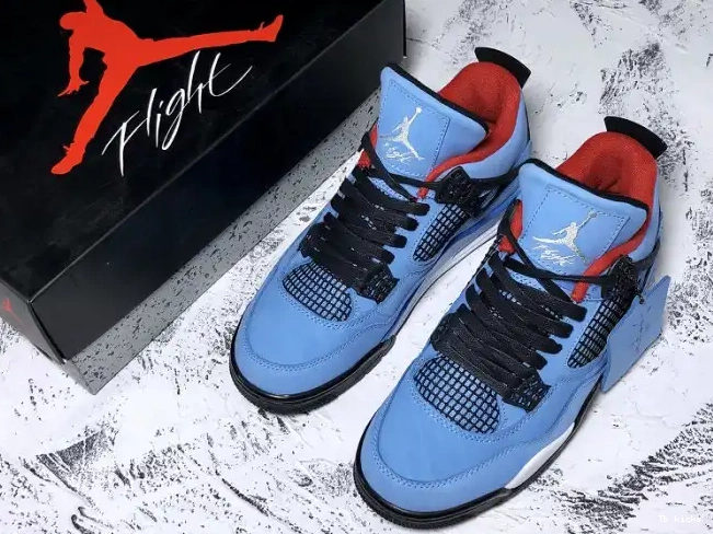 Rep TBK Cactus 308497-406 x Air 4 Jordan Scott Travis Jack 0508